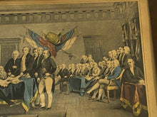 Load image into Gallery viewer, Original N. Currier &amp; Ives Print The Declaration Of Independence
