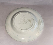 Load image into Gallery viewer, Historical Staffordshire Blue Cup Plate Landing of The Fathers Pilgrim Rare 1825
