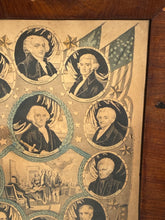 Load image into Gallery viewer, Original N. Currier &amp; Ives Print Presidents Of The United States
