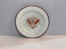 Load image into Gallery viewer, Historical Staffordshire Rust Color Transfer Eagle And Shield Luster Plate 1820
