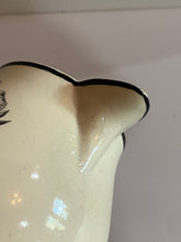 Load image into Gallery viewer, Staffordshire Creamware Liverpool Pitcher Queen Caroline British Royalty 1800’s
