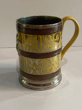 Load image into Gallery viewer, Staffordshire Silver Luster Resist Tankard George lll
