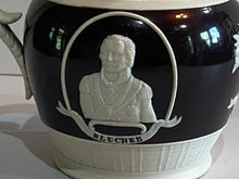 Load image into Gallery viewer, Historical Staffordshire Wellington And Blucher Jasperware Pitcher Ca. 1830

