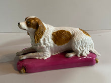 Load image into Gallery viewer, Staffordshire Copeland And Garrett Porcelain Spaniel Figure Ca. 1830’s
