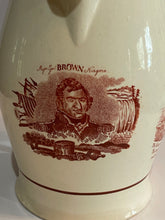 Load image into Gallery viewer, Staffordshire Creamware Liverpool Pitcher General Brown Niagara Frigate United States and Macedonian
