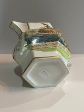 Load image into Gallery viewer, Historical Painted Landing of Lafayette Jersey City Pottery Pitcher
