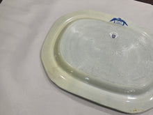 Load image into Gallery viewer, Historical Staffordshire Blue Platter New York From Weehawken
