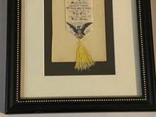 Load image into Gallery viewer, Thomas Stevens Silk Ribbon Centennial Philadelphia George Washington

