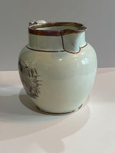 Load image into Gallery viewer, Staffordshire War of 1812 Pitcher Perry and Pike

