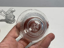 Load image into Gallery viewer, Boston And Sandwich Glass Lacy  Toy Pitcher And Basin Clear With Star Floral
