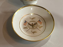 Load image into Gallery viewer, Staffordshire Porcelain Cup and Saucer Set with Seal of the United States
