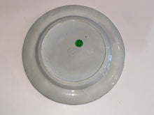 Load image into Gallery viewer, Historical Staffordshire Blue Dinner Plate Landing of Lafayette Castle Gardens
