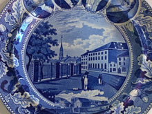 Load image into Gallery viewer, Historical Staffordshire Park Theater New York 4 Medallion Plate Erie Canal
