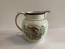 Load image into Gallery viewer, Staffordshire Pearlware Arms of United States and Free Trade and Sailors Their Rights Pitcher
