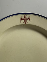 Load image into Gallery viewer, Staffordshire Creamware Liverpool Herculaneum Plate American Eagle And Monogram
