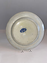 Load image into Gallery viewer, Historical Staffordshire Blue Dinner Plate Capital At Washington Ca. 1825
