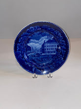Load image into Gallery viewer, Historical Staffordshire Blue Mitchell and Freemans China and Glass Warehouse Plate 7 3/4” Ca. 1825
