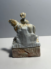 Load image into Gallery viewer, Antique Porcelain Fairing trinket Box Ulysses S. Grant Horse
