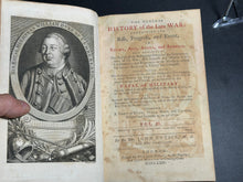 Load image into Gallery viewer, The General History of The Late War - 1763 By John Entick Book 5 Volume Set Sign
