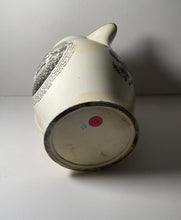 Load image into Gallery viewer, Staffordshire Creamware Liverpool Pitcher With Commodore Preble Eagle
