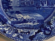 Load image into Gallery viewer, Historical Staffordshire City Hotel 2 Medallion Plate Erie Canal
