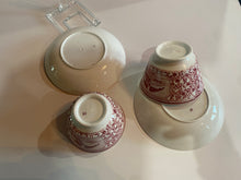 Load image into Gallery viewer, Historical Staffordshire Pink Transfer Eagle Cup and Saucer 2 Available
