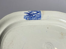 Load image into Gallery viewer, Historical Staffordshire Blue Platter Catskill Mountains Hudson River by Wood 1825
