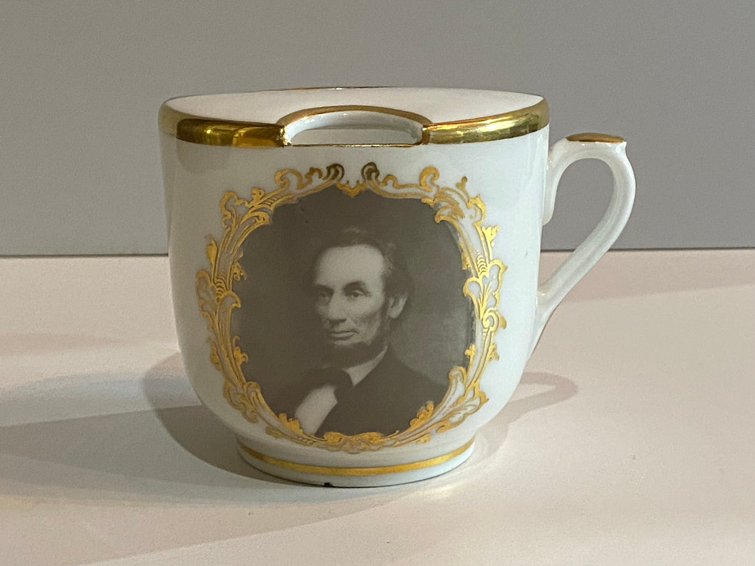 Antique 19th Century Abraham Lincoln Shaving Mug