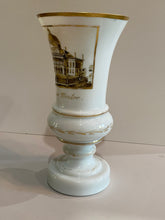 Load image into Gallery viewer, 19th Century Historical Bristol Glass Vase With Boston State House Massachusetts
