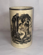 Load image into Gallery viewer, Staffordshire Creamware Liverpool Tankard America Declared Independent July 4
