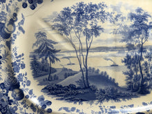 Load image into Gallery viewer, Historical Staffordshire Well Tree Platter Lake George State Of New York 1835
