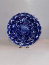 Load image into Gallery viewer, Historical Staffordshire Blue Soup Plate “States” Pattern 1825
