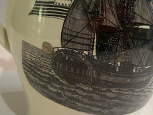 Load image into Gallery viewer, Staffordshire Creamware Liverpool Pitcher American Ship Apotheosis of Washington
