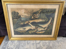 Load image into Gallery viewer, Original Currier &amp; Ives Print Large Folio American Game Fish
