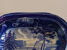 Load image into Gallery viewer, Historical Staffordshire Blue Vegetable Dish Tappenzee From Greensburg
