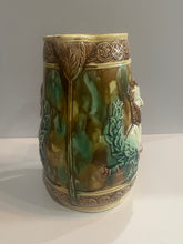 Load image into Gallery viewer, Majolica Pitcher With William McKinley and James Garfield
