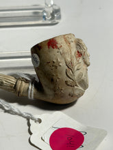 Load image into Gallery viewer, Antique 19th Century Clay Pipe With Abraham Lincoln President Rare
