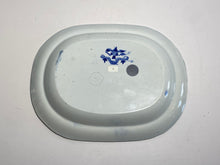 Load image into Gallery viewer, Historical Staffordshire Blue Small Platter Hanover Terrace Regents Park London Ca. 1825
