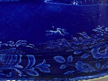 Load image into Gallery viewer, Historical Staffordshire Blue Platter LaGrange Lafayette’s Residence
