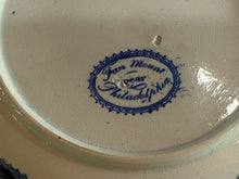 Load image into Gallery viewer, Historical Staffordshire Blue Shallow Beaded Rim Bowl Fairmount Near Philadelphia by Stubbs
