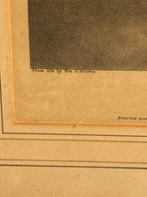 Load image into Gallery viewer, Antique Lithograph Print Silhouette Daniel Webster Currier Type
