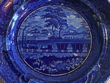 Load image into Gallery viewer, Historical Staffordshire Dinner Plate Baltimore and Ohio Railroad Level Version

