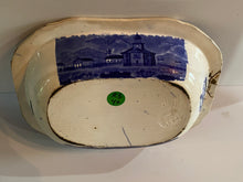 Load image into Gallery viewer, Historical Staffordshire Pittsfield Elm Massachusetts Vegetable Dish by Clews
