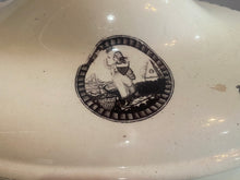 Load image into Gallery viewer, Staffordshsire Creamware Liverpool Soup Tureen Columbia At Washington Memorial Rare
