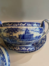 Load image into Gallery viewer, Historical Staffordshire Boston State House Soup Tureen Ca. 1825
