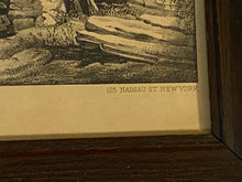 Load image into Gallery viewer, Original Currier &amp; Ives Print Natural Bridge - In the Blue Ridge Region RockBridge County Va.
