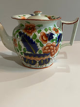 Load image into Gallery viewer, Staffordshire Pearlware Gaudy Dutch Teapot War Bonnet Pattern
