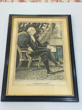 Load image into Gallery viewer, Original N. Currier &amp; Ives Print Washington President
