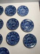Load image into Gallery viewer, Staffordshire Blue Transfer Cup Plate Quadrupeds Hyena Ca. 1825
