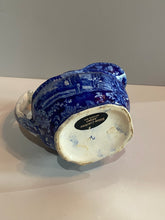 Load image into Gallery viewer, Historical Staffordshire Blue Washington With Scroll In Hand Creamer Ca. 1825

